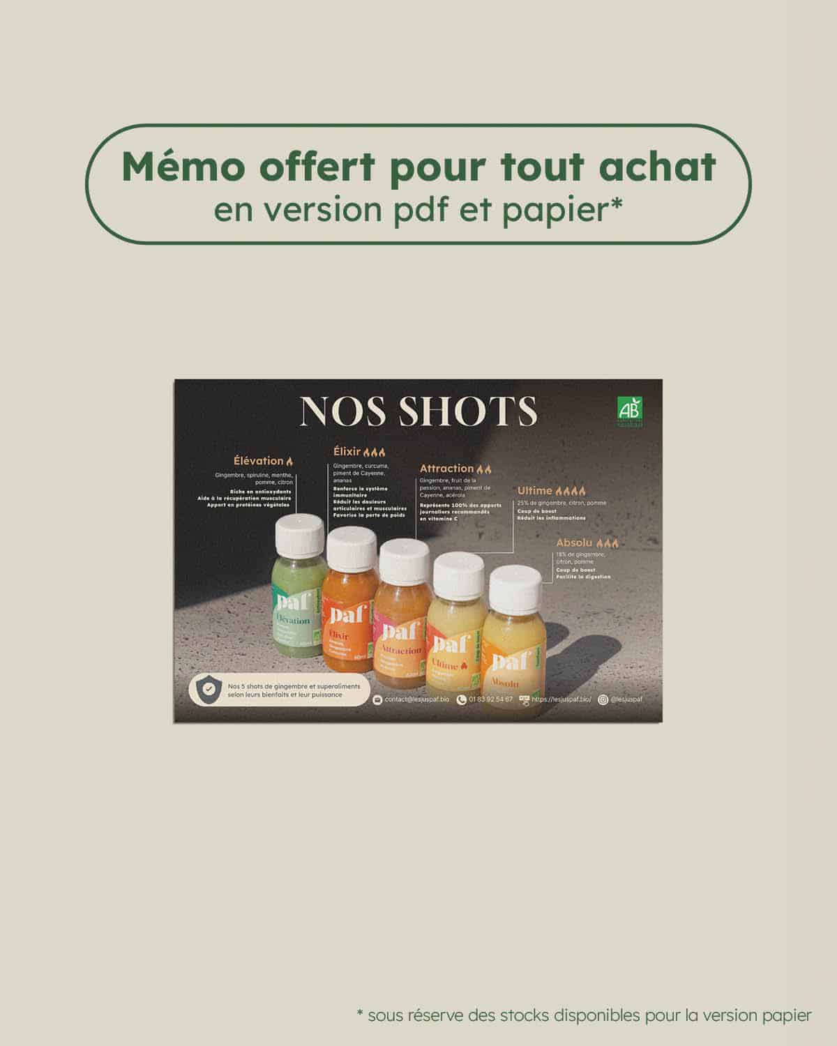 Cure de shots Absolu : citron et gingembre – Image 3